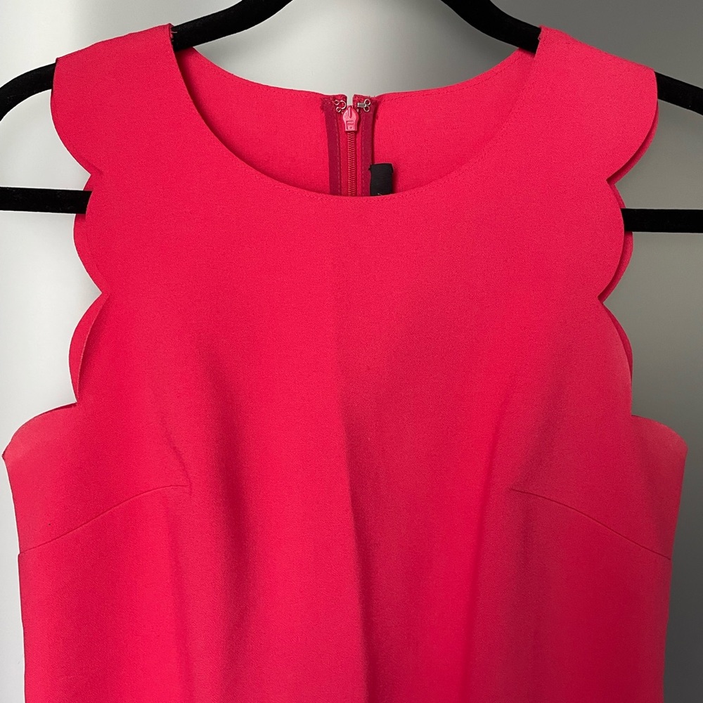 J.Crew | Pink Scallop Shift Dress